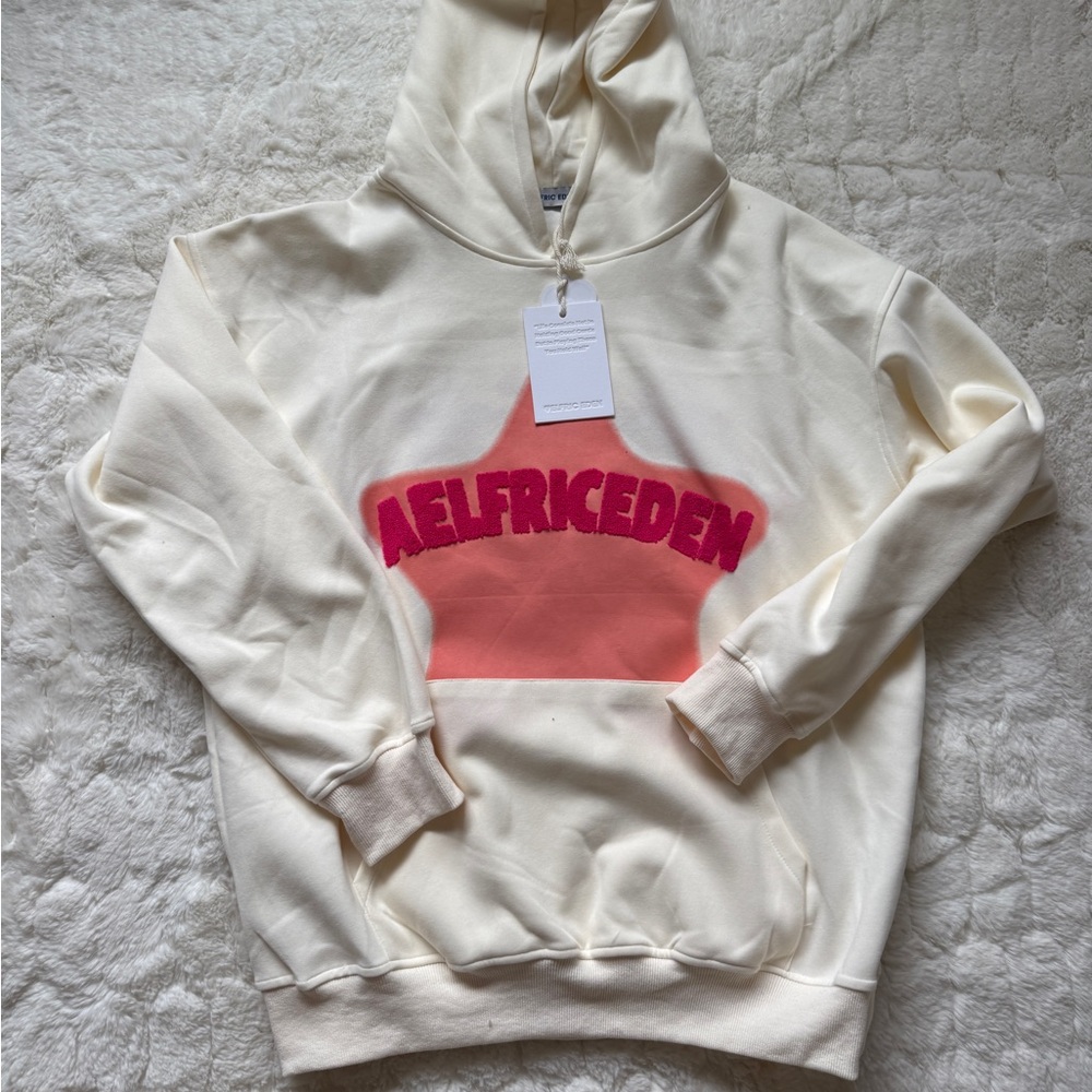 Aelfric Eden Women's Hoodie in Cream and Pink